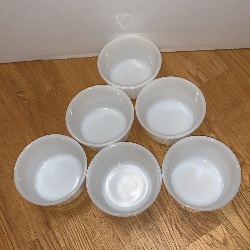 Glasbake vintage custard bowls